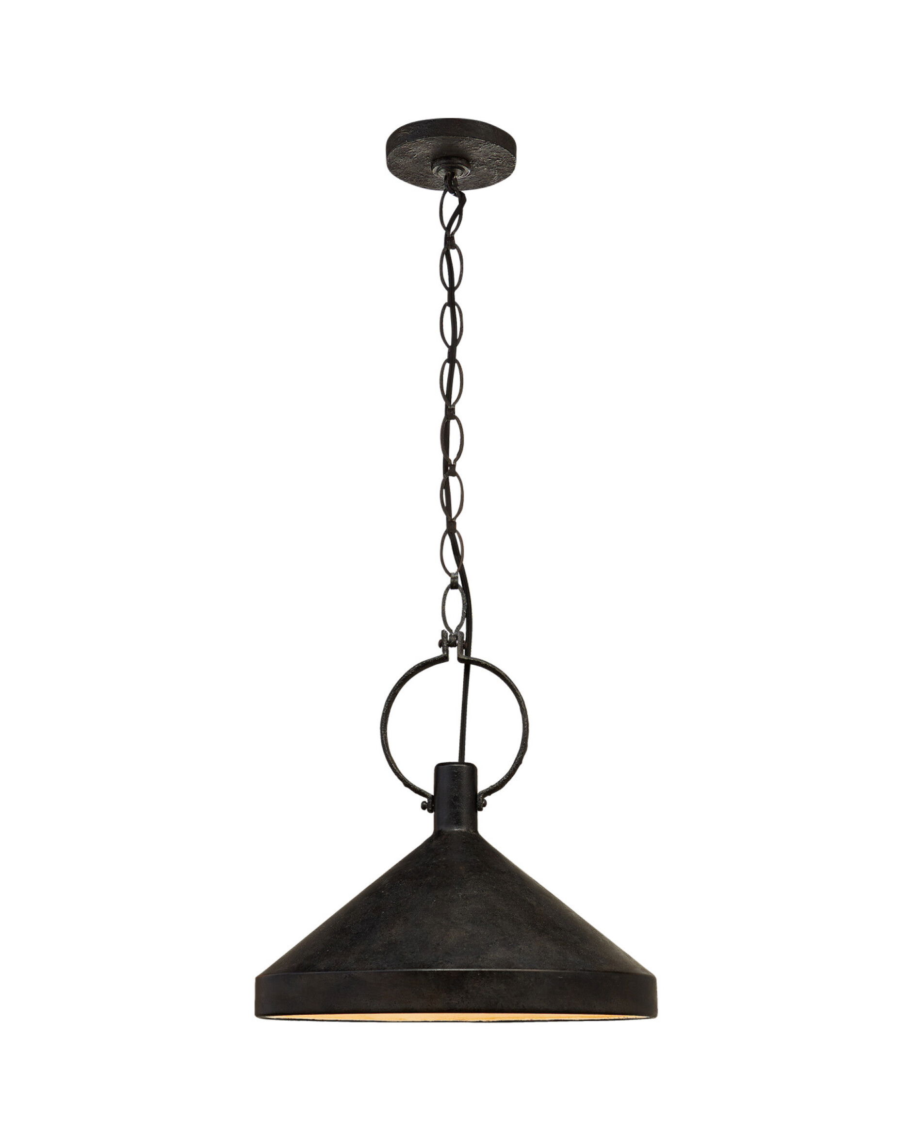Limoges Large Pendant Natural Rust/Black Shade