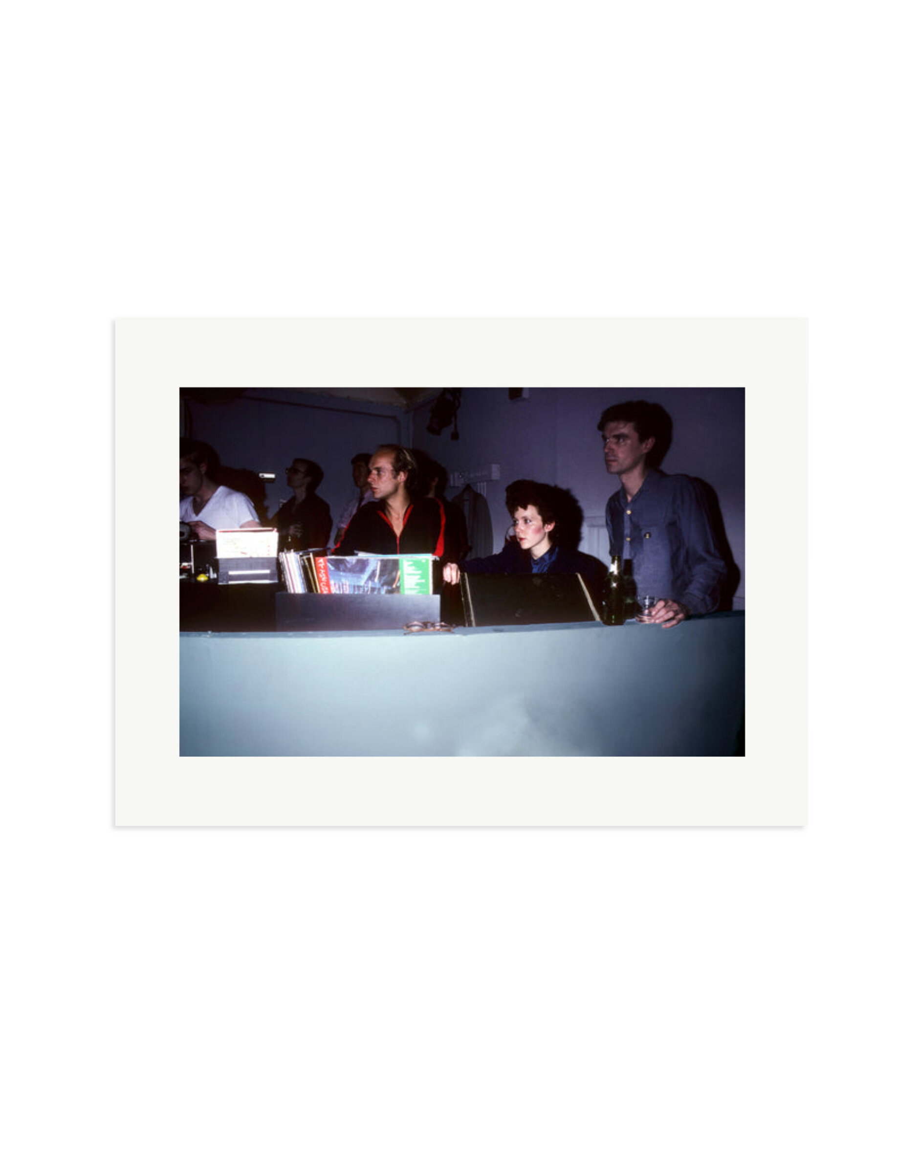 Brian Eno in DJ Booth Print Only / XL