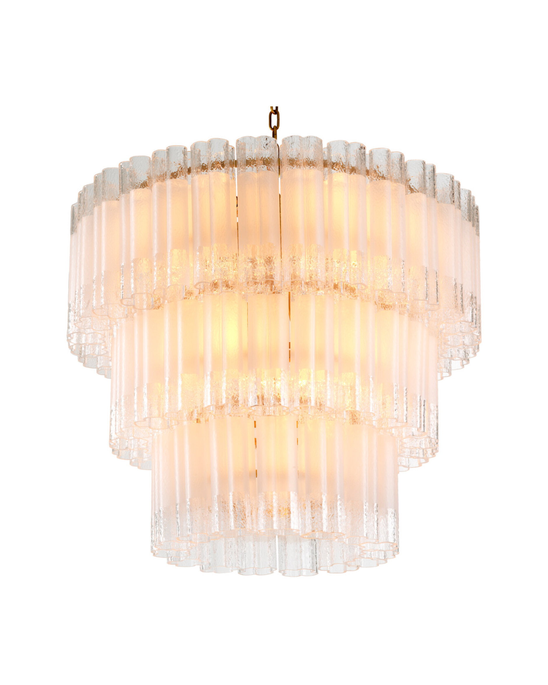Denton Chandelier antique brass L