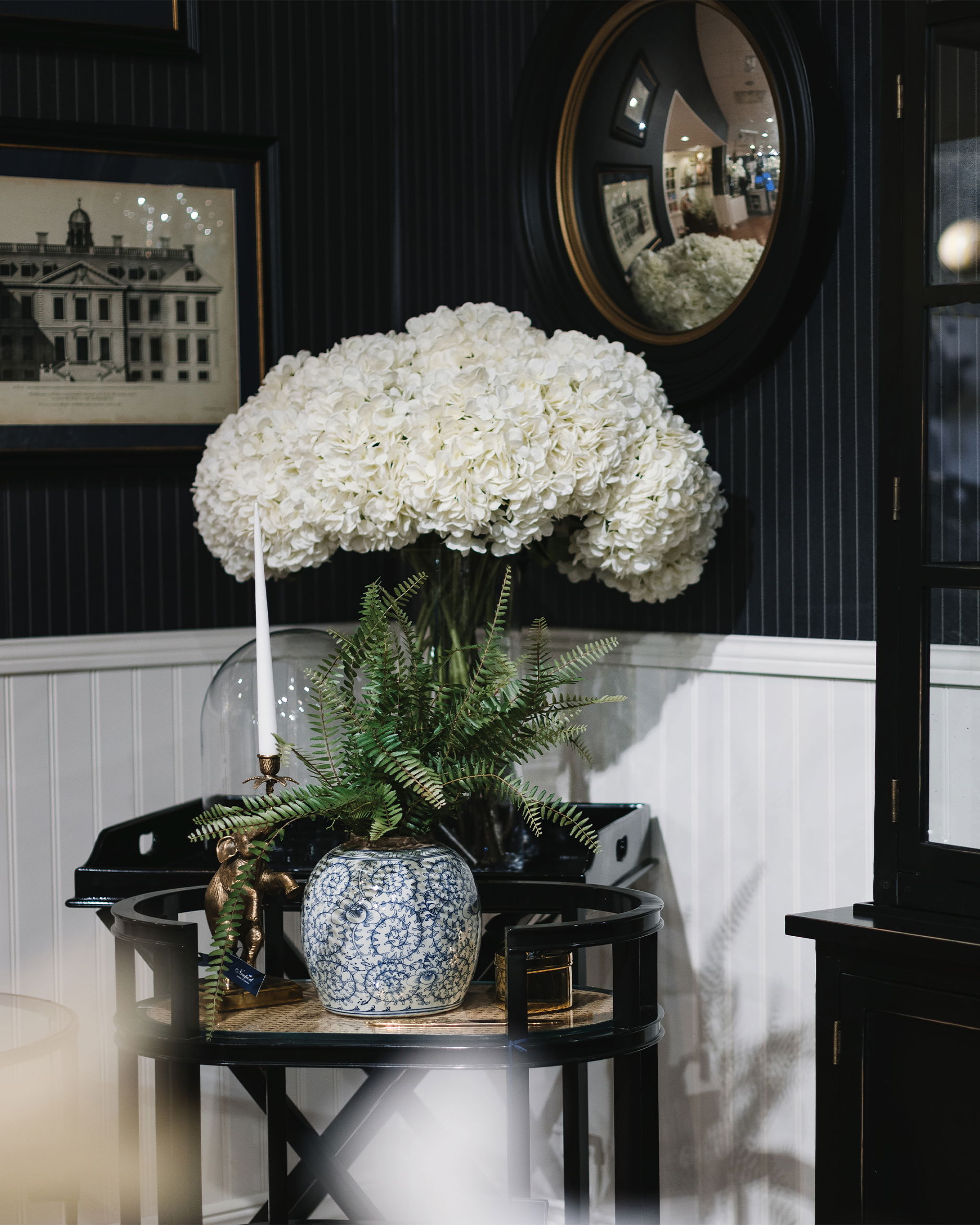 Bahamas drinkvagn svart