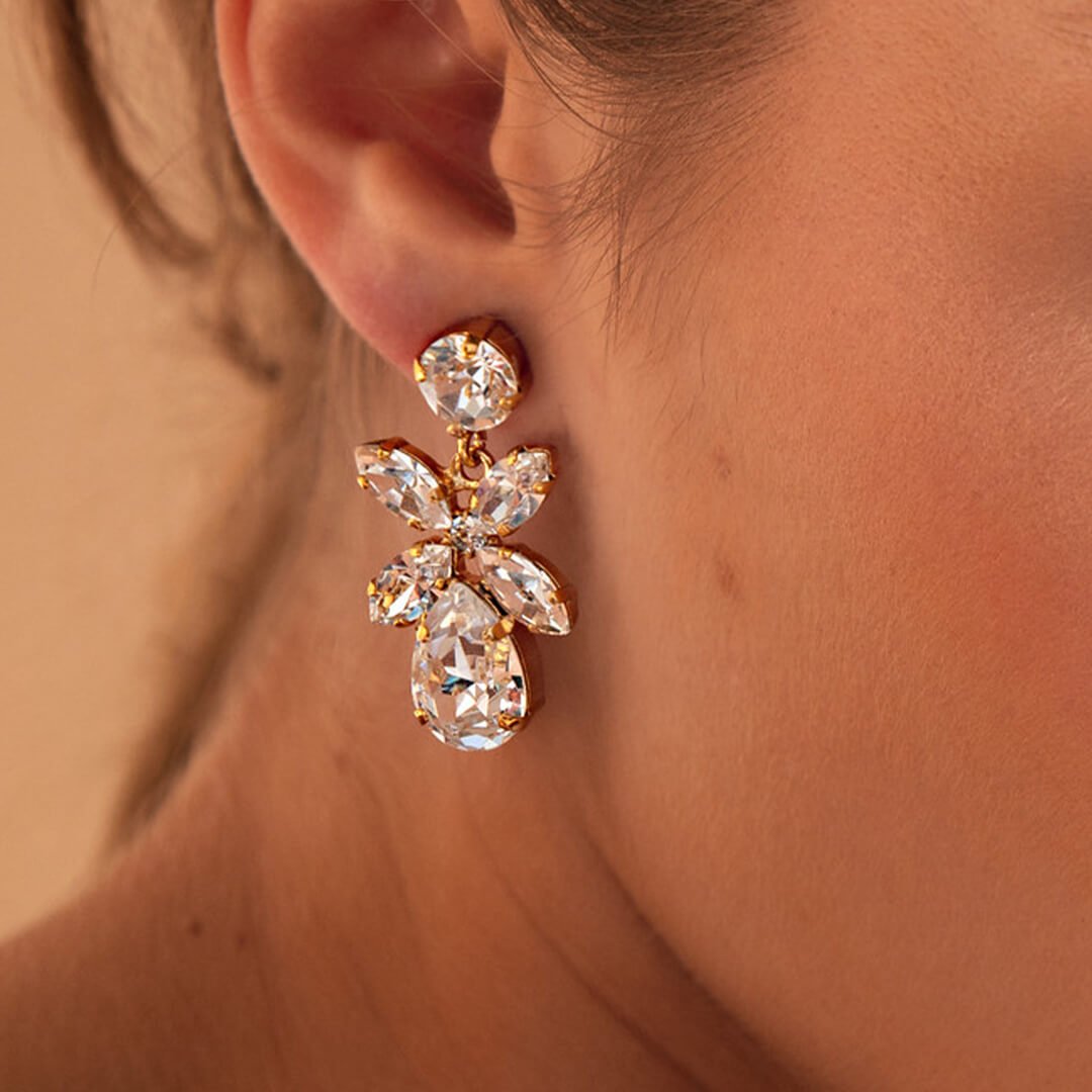 Mini Dione Earrings crystal