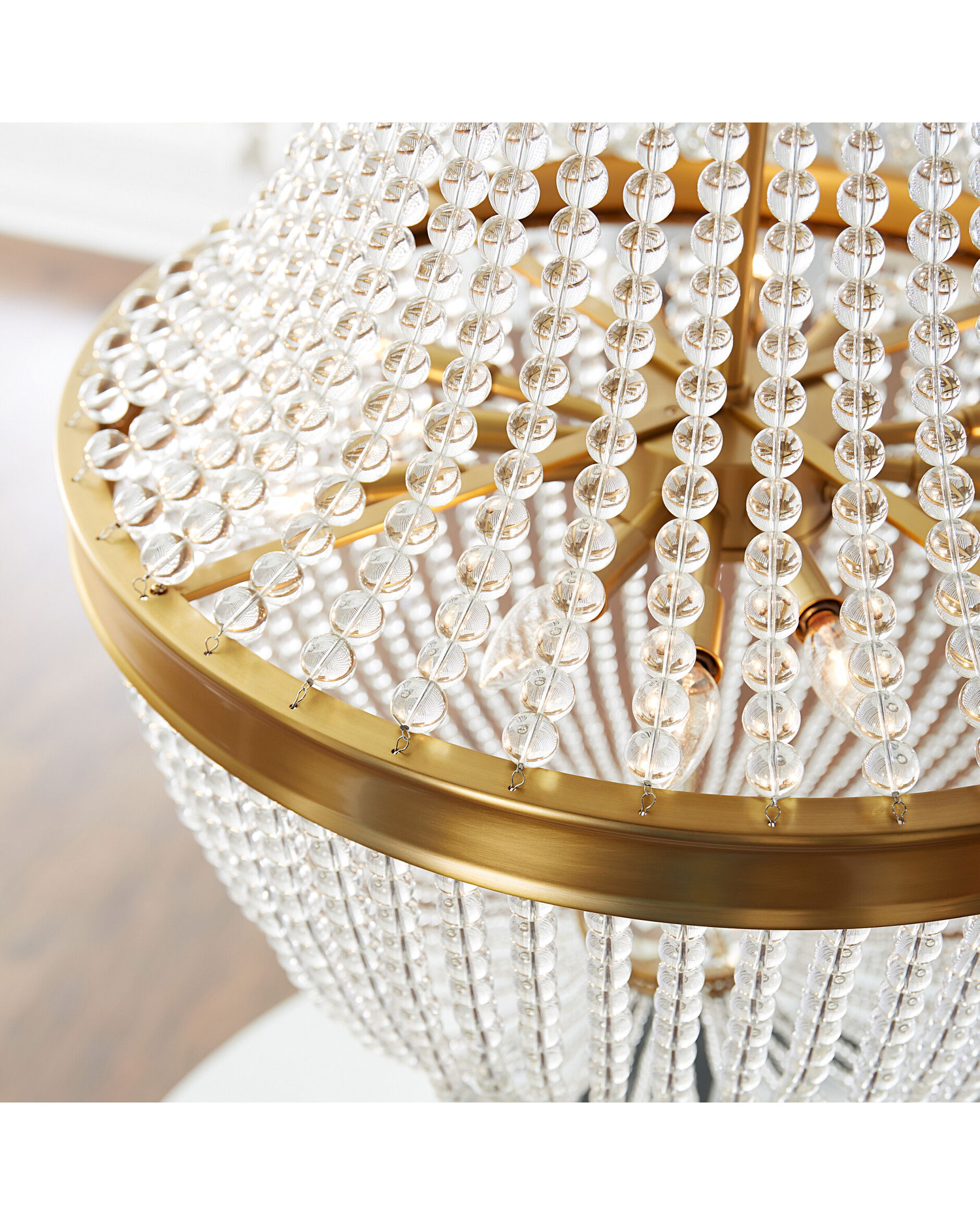 Summerhill kristallkrona mässing M