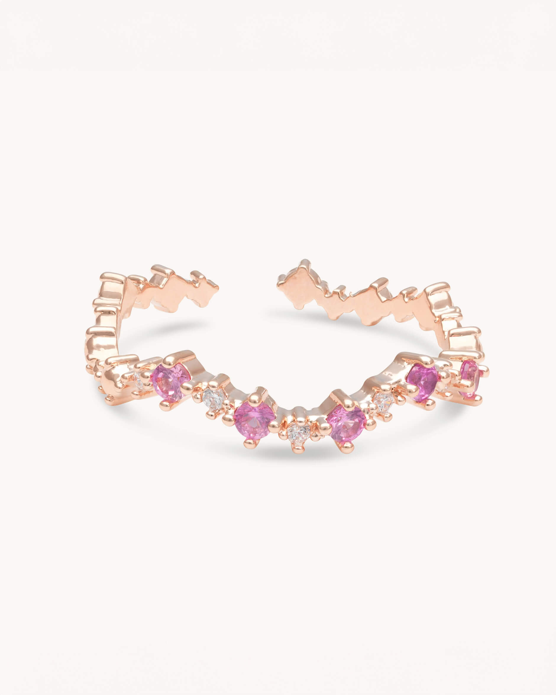 Petite Capella Ring Pink Ruby