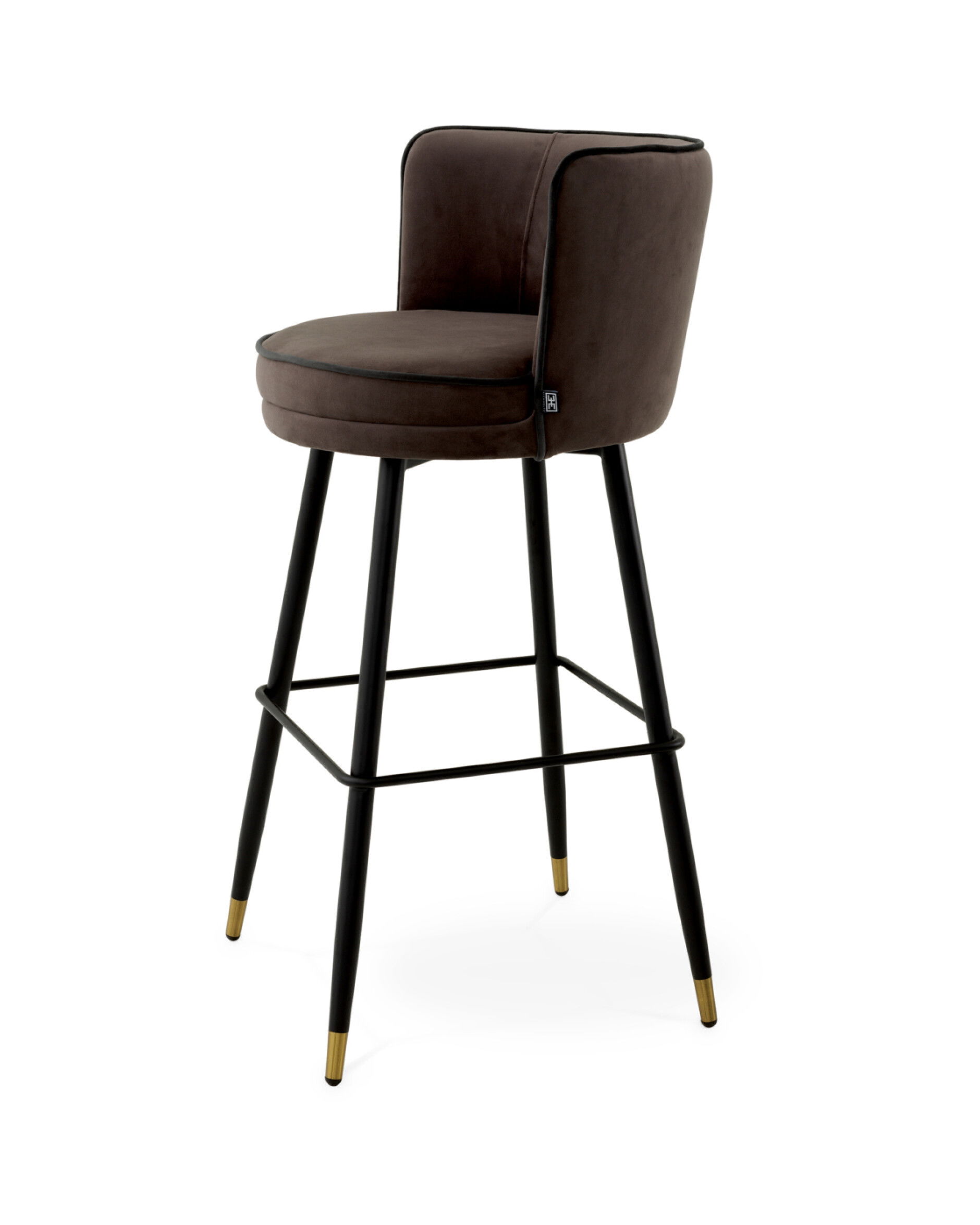 Grenada barstol savona grey velvet