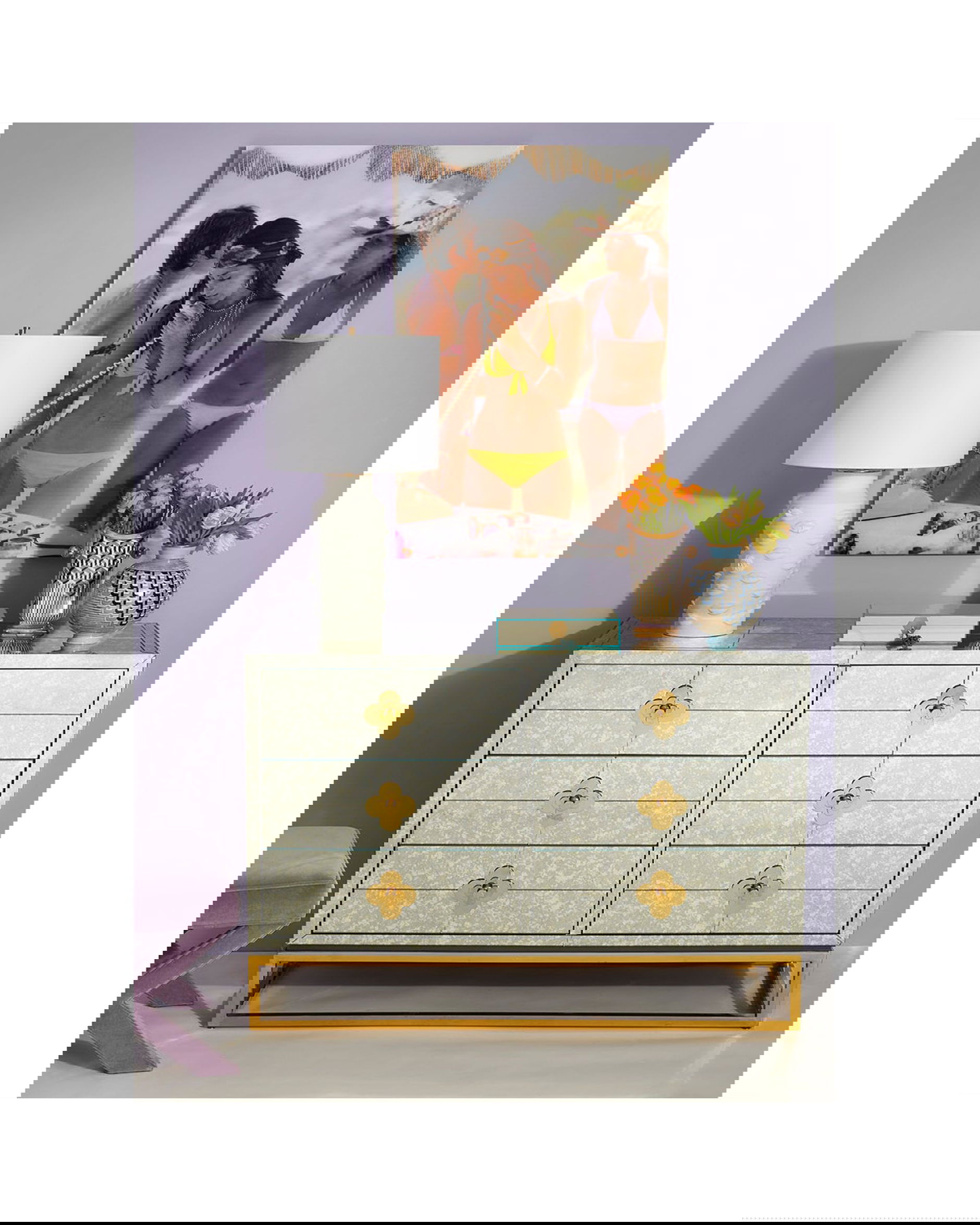 Delphine byrå mässing