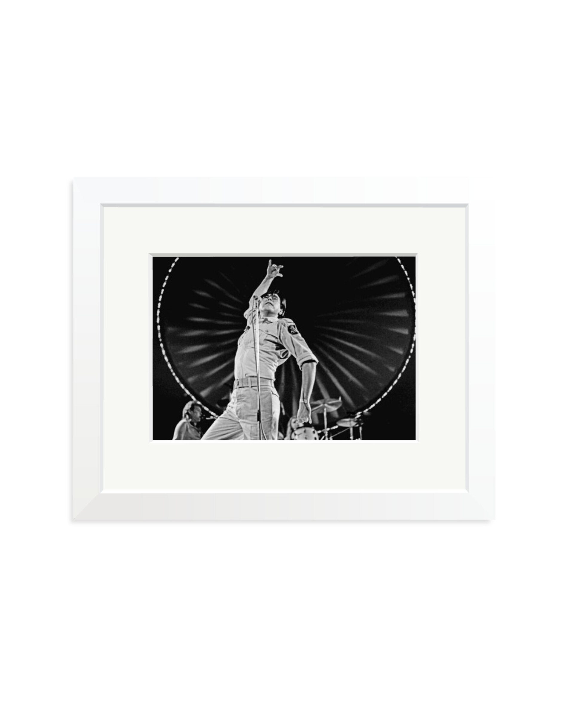 Bryan Ferry of Roxy Music 1975 White / Small