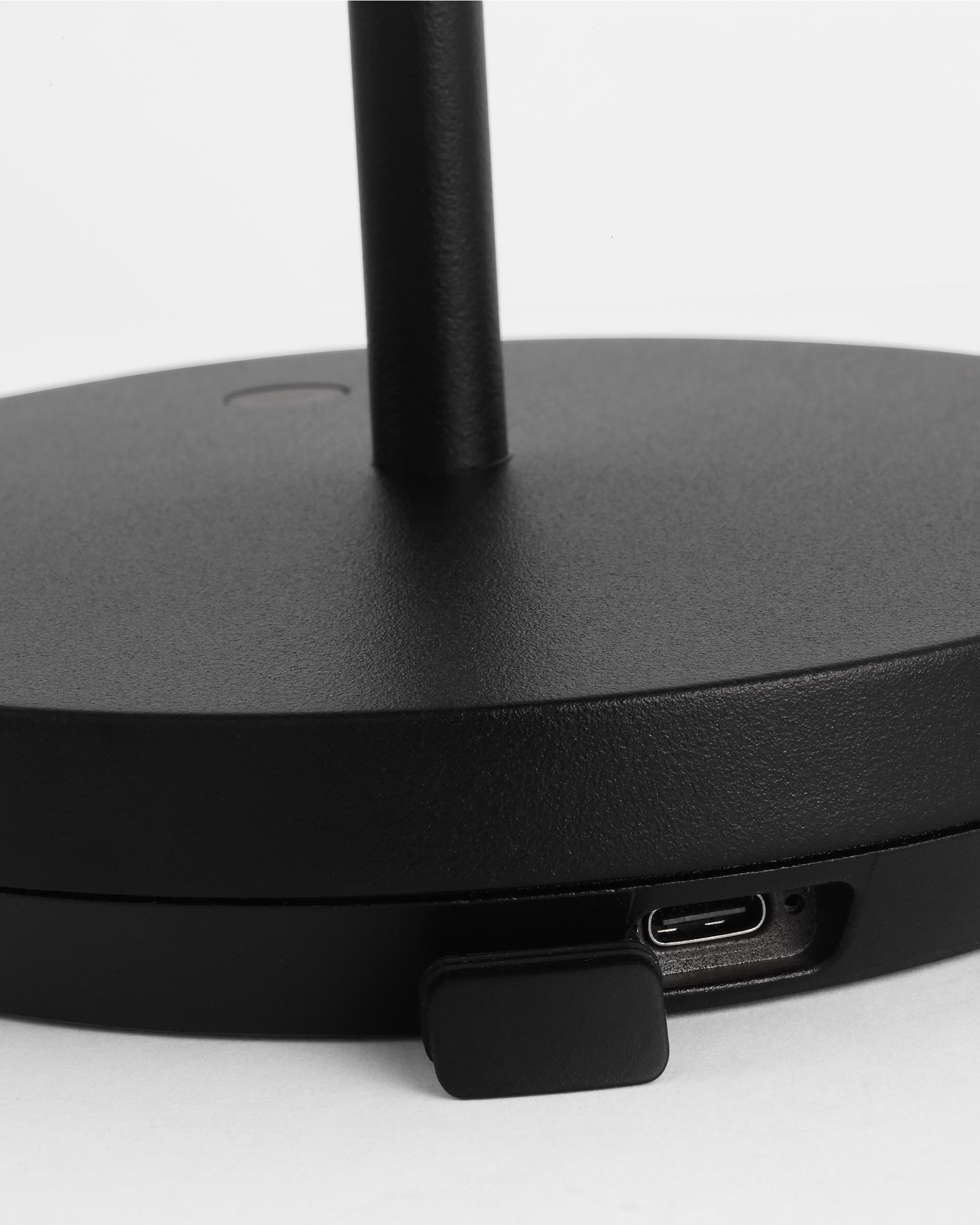 Doppia bordslampa uppladdningsbar svart