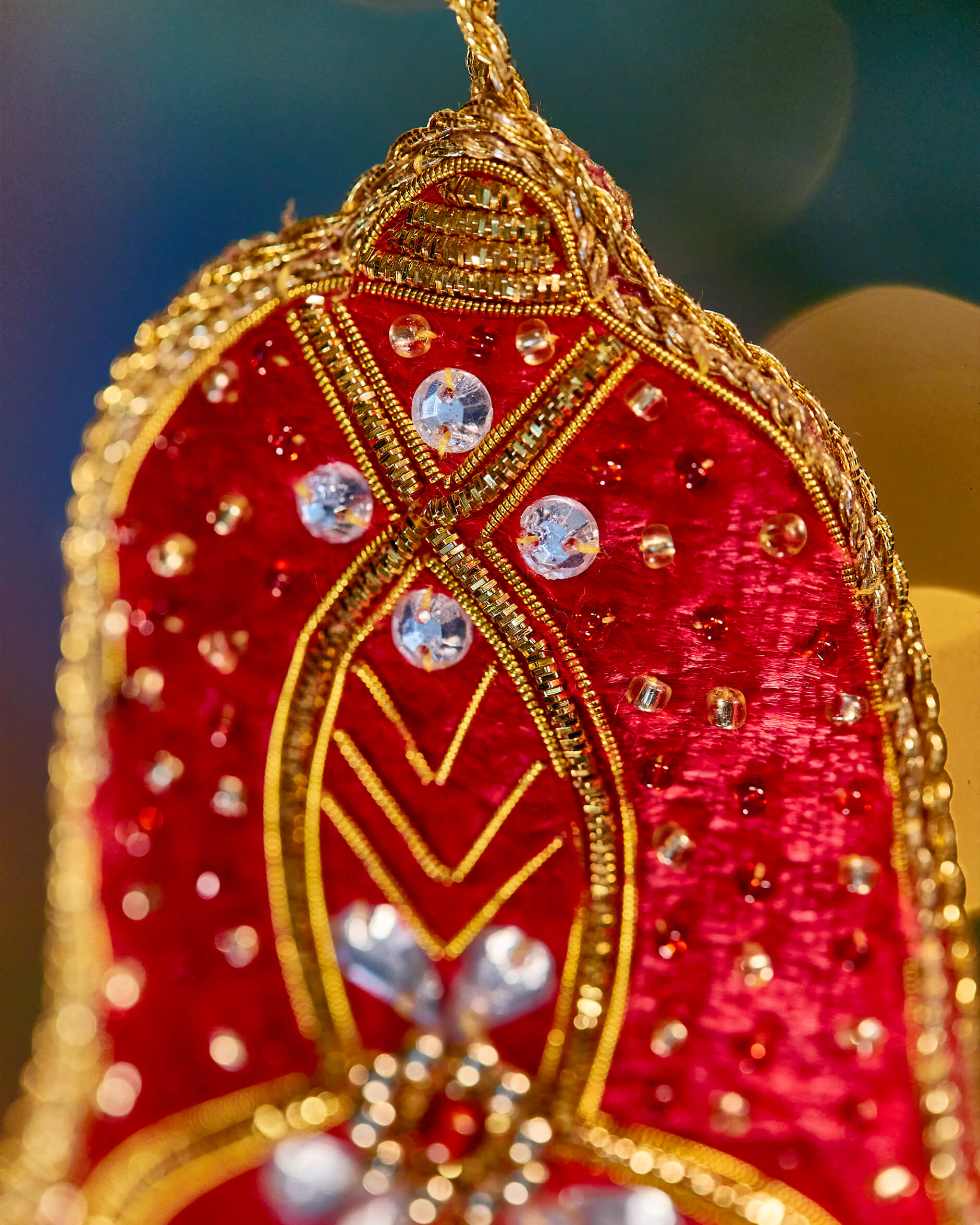 Hyde klocka julgransdekoration röd