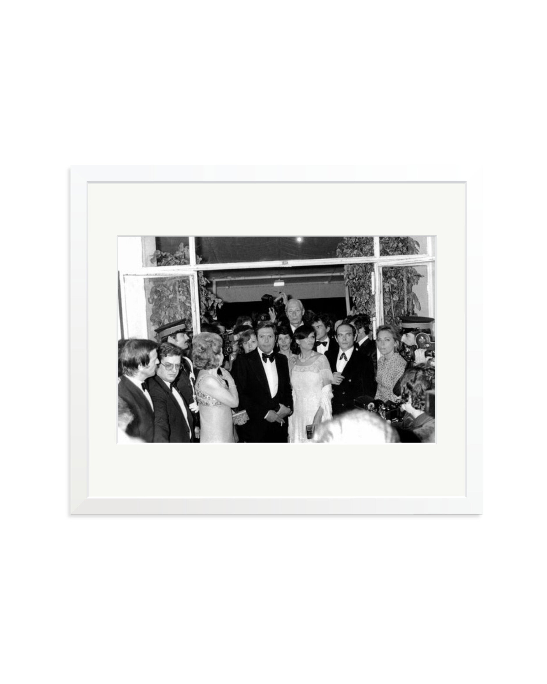 Mastroianni and Cardinale in Cannes White / Large