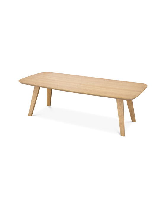 Glover matbord natural oak veneer