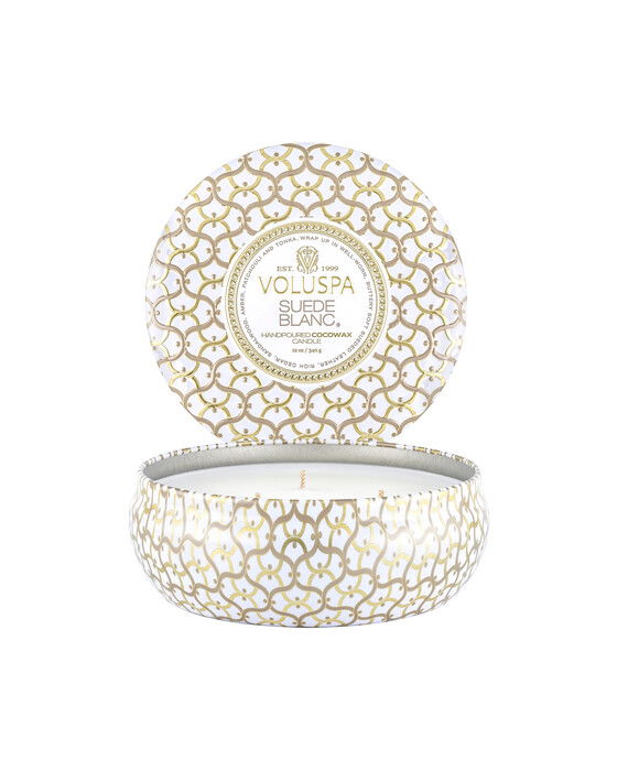 Suede Blanc Scented Candle 3-wick