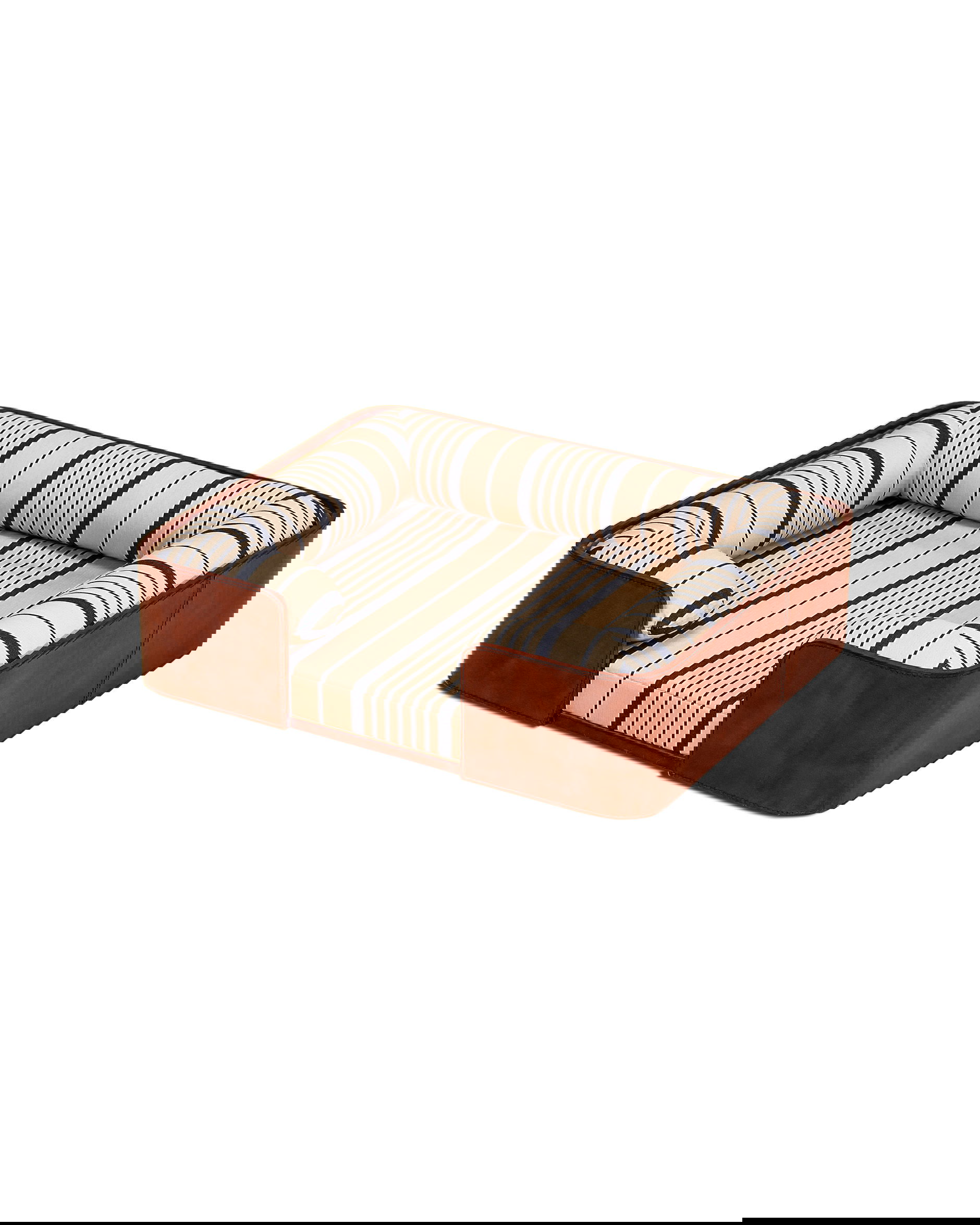 Kensington Hundebett Antibes Stripe