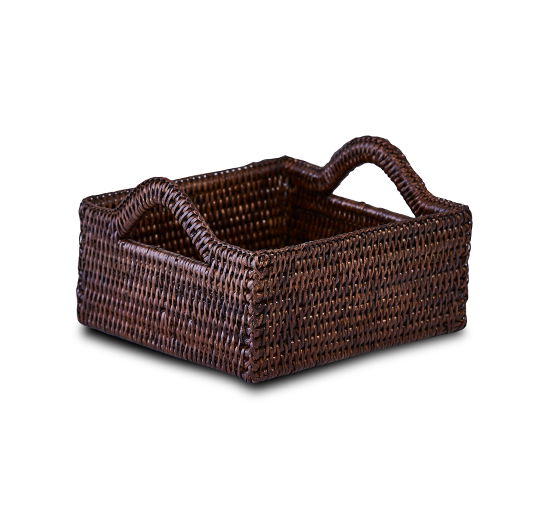 Cognac Korb Rattan