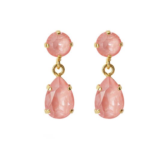 Gold - Mini Drop Earrings Flamingo Ignite
