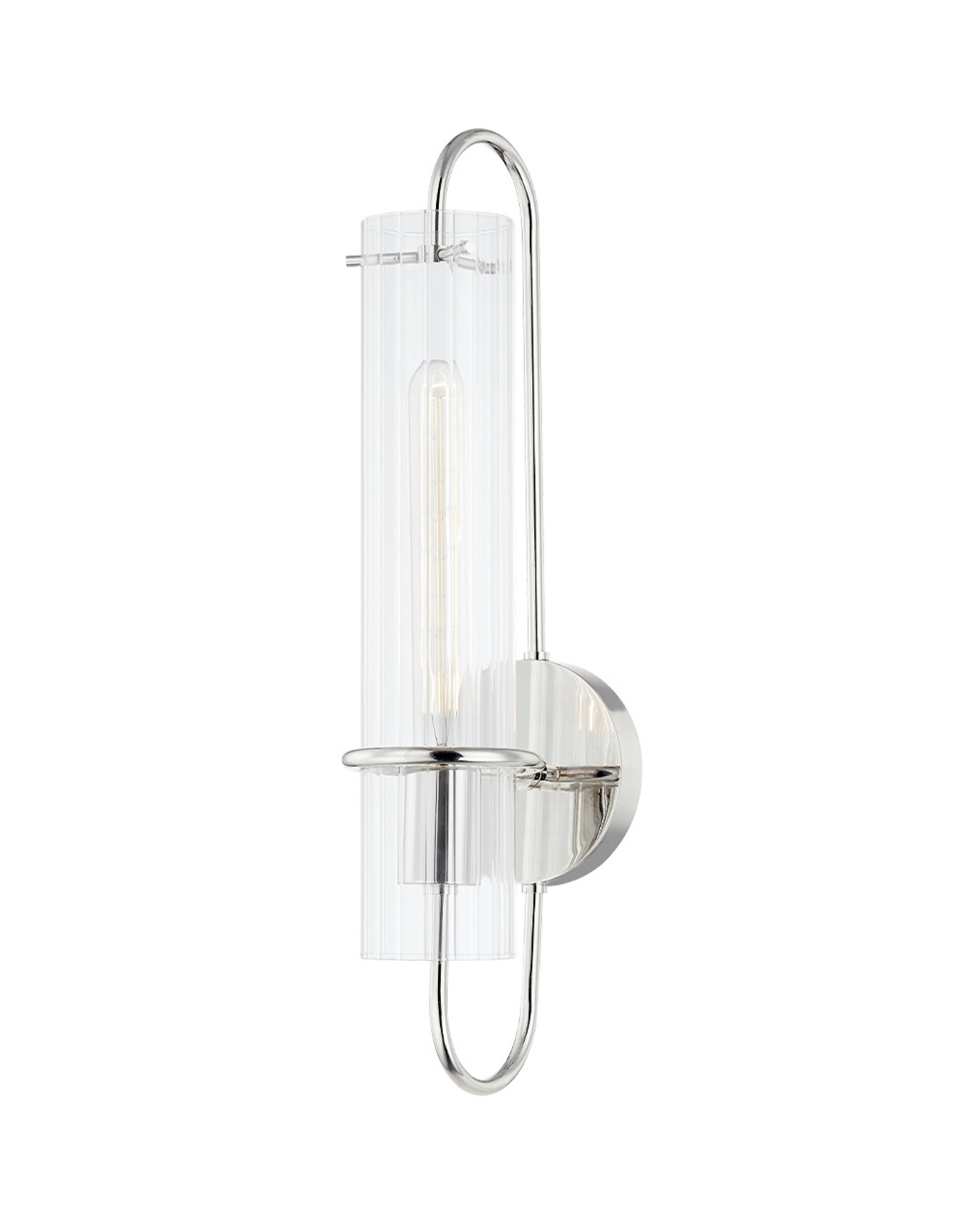 Beck vegglampe nikkel