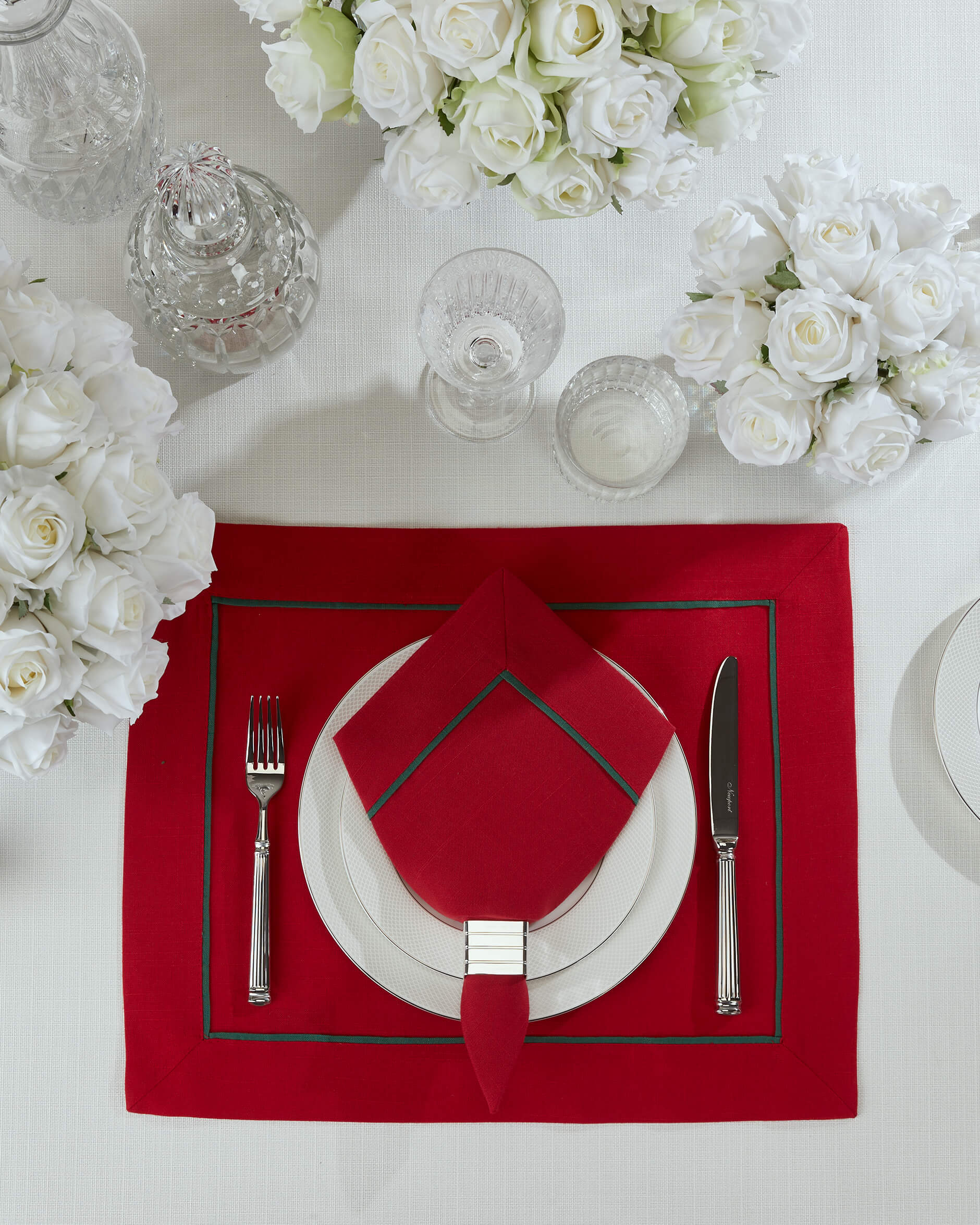 Castleford bordstablett röd