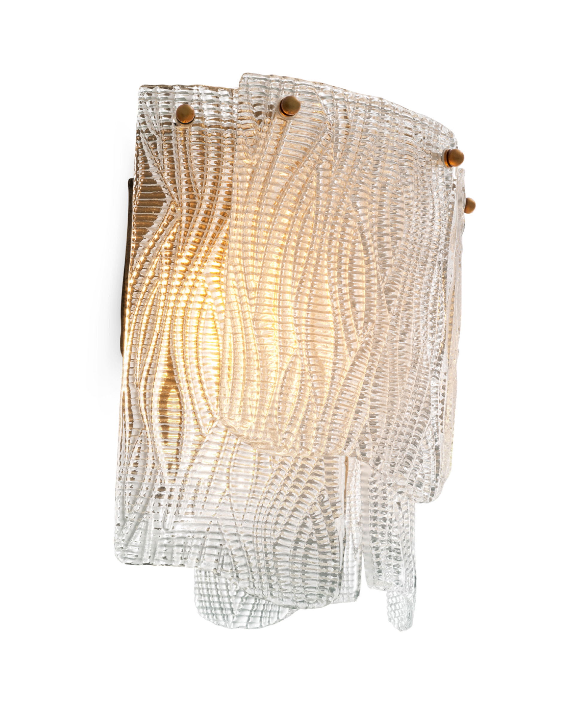 Asinara vägglampa glas