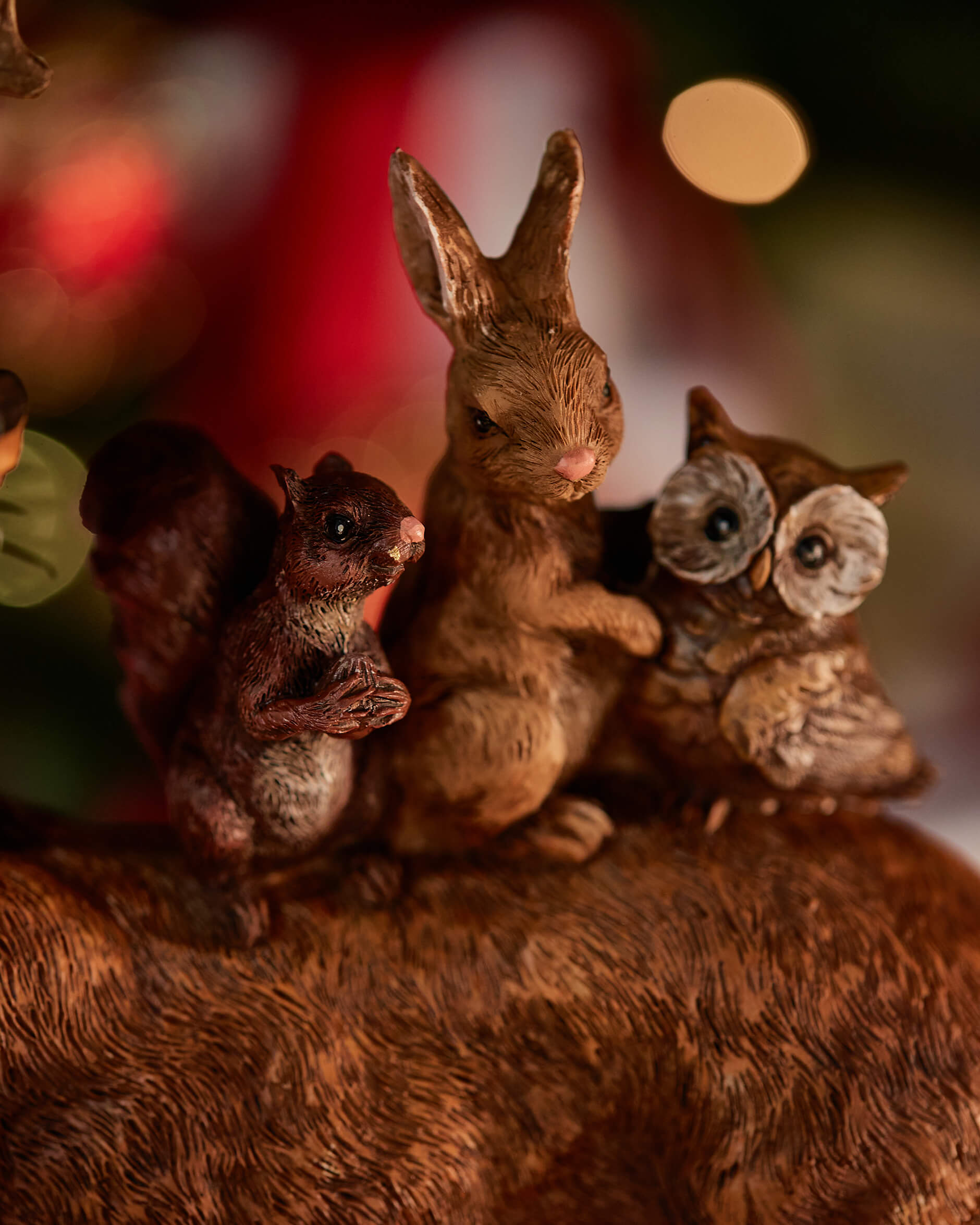 Skogsdjur juldekoration