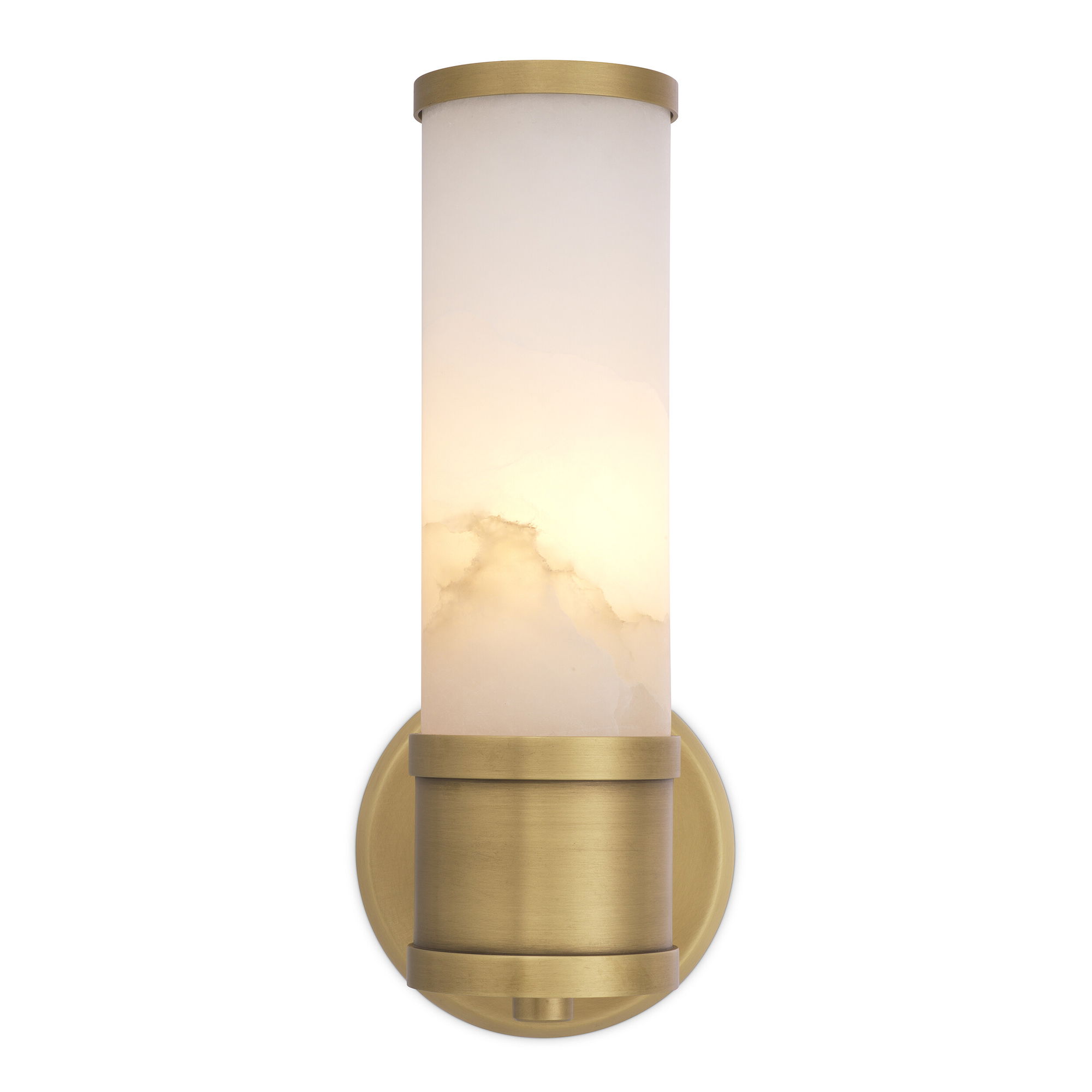 Claridges Single Wall Lamp Antique Brass