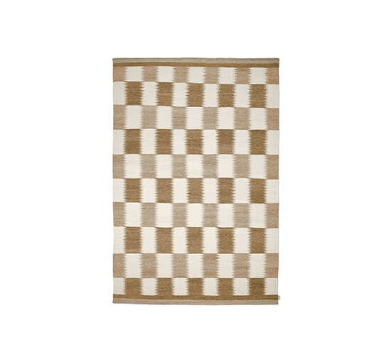 Beige - Tagel teppich grün