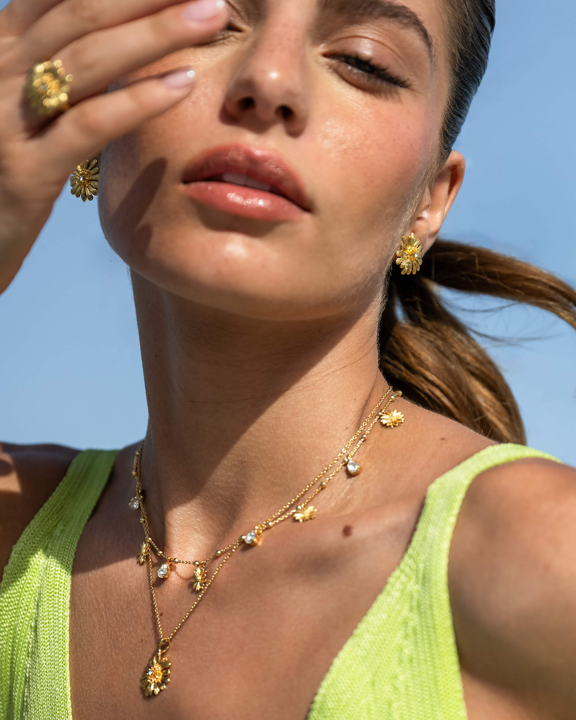 Daisy örhängen crystal