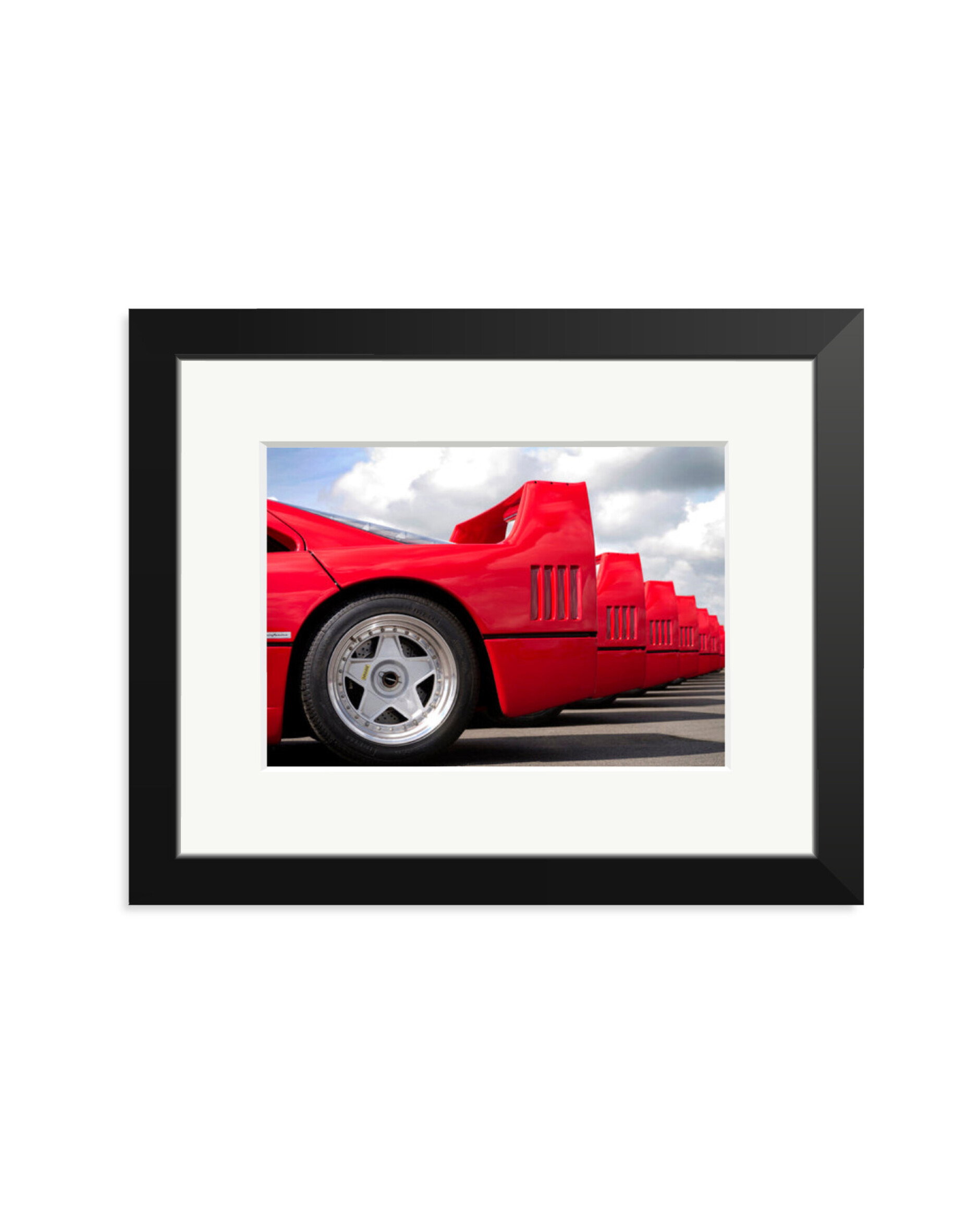 Group of Ferrari F40's Black / Small