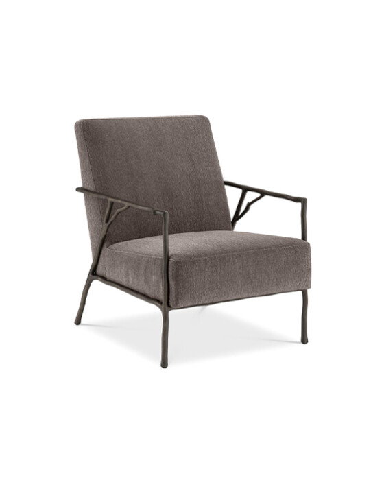 Antico fåtölj abrasia grå OUTLET