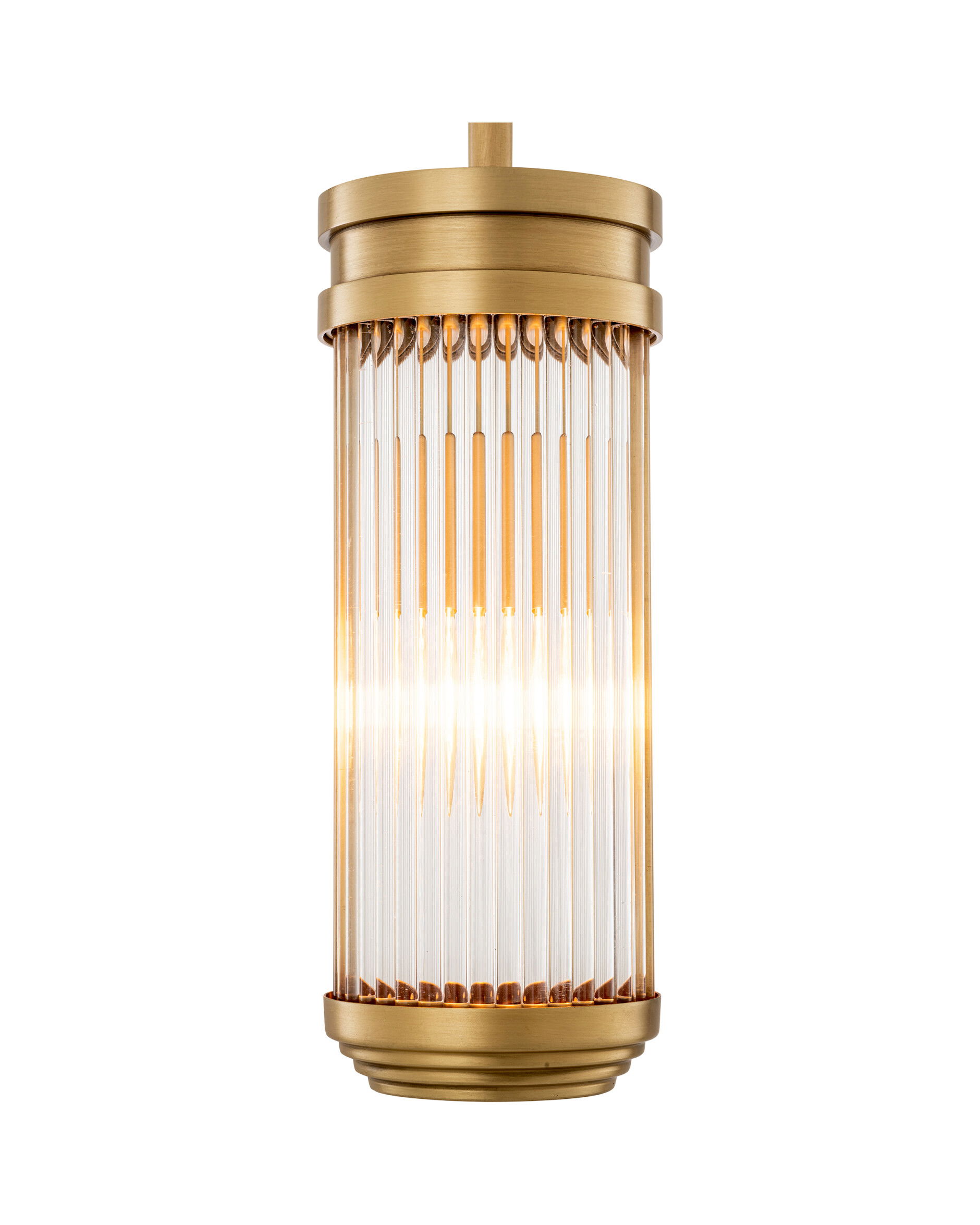 Rousseau Pendant Antique Brass