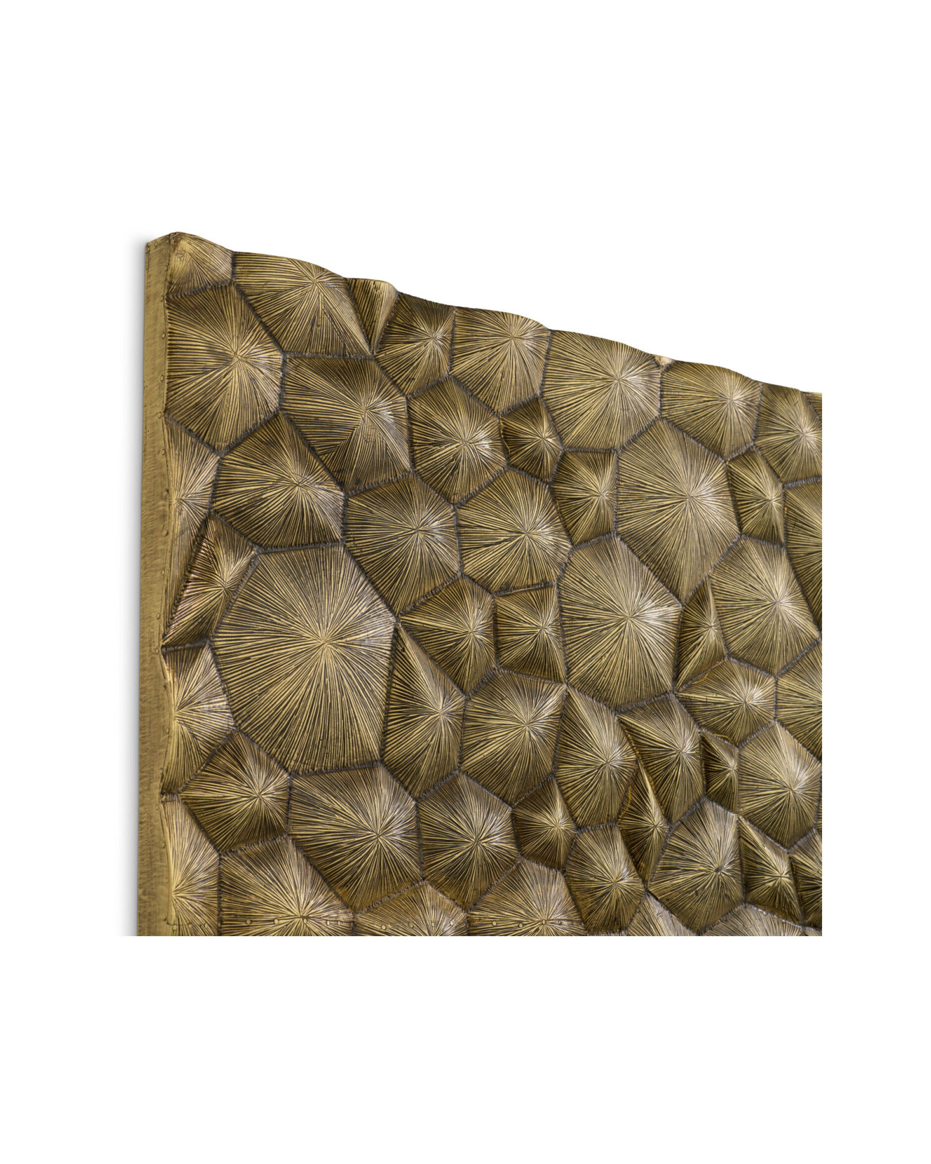 Ultimo Wall Decoration in Antique Brass