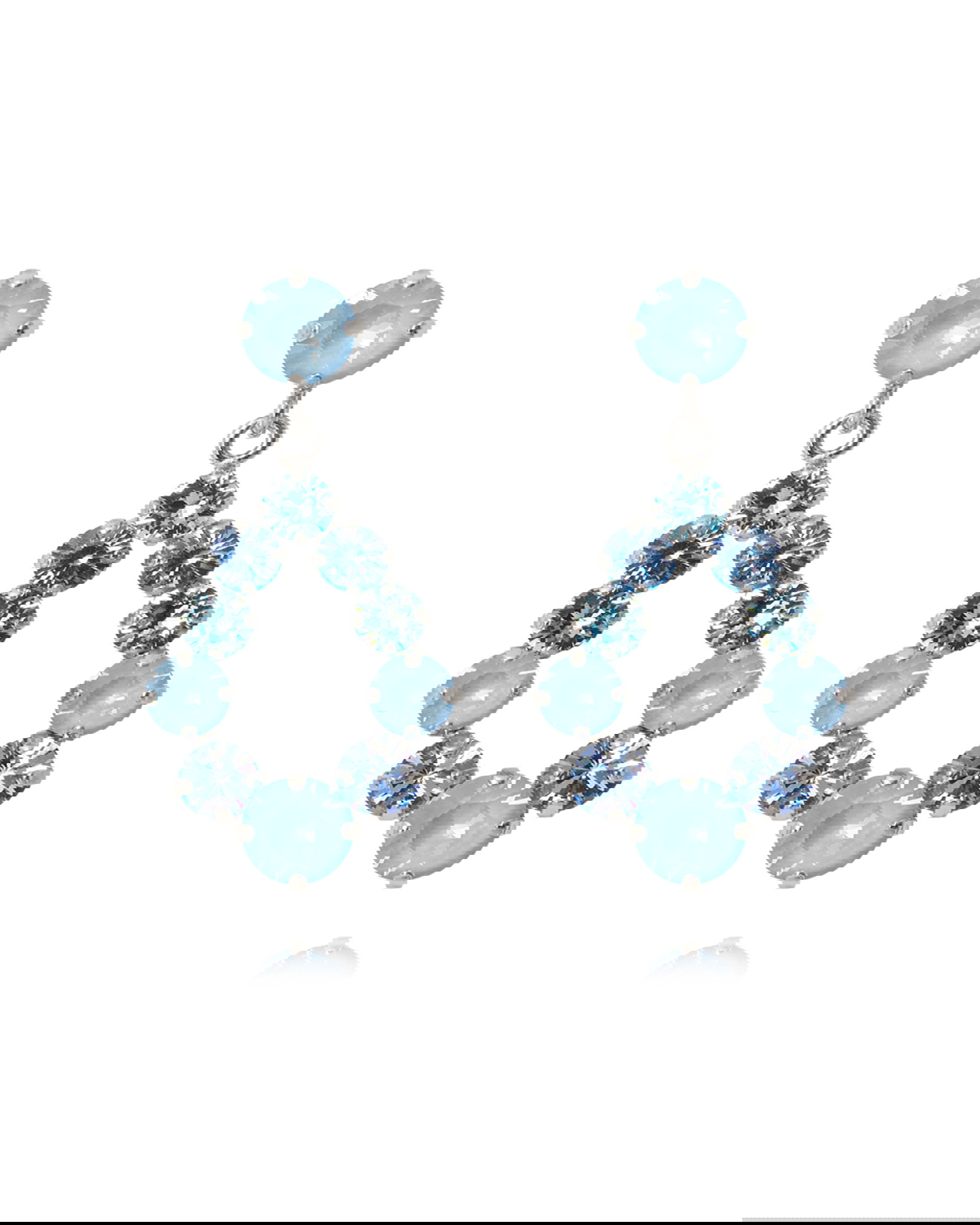 Mini delia örhängen sky combo rhodium