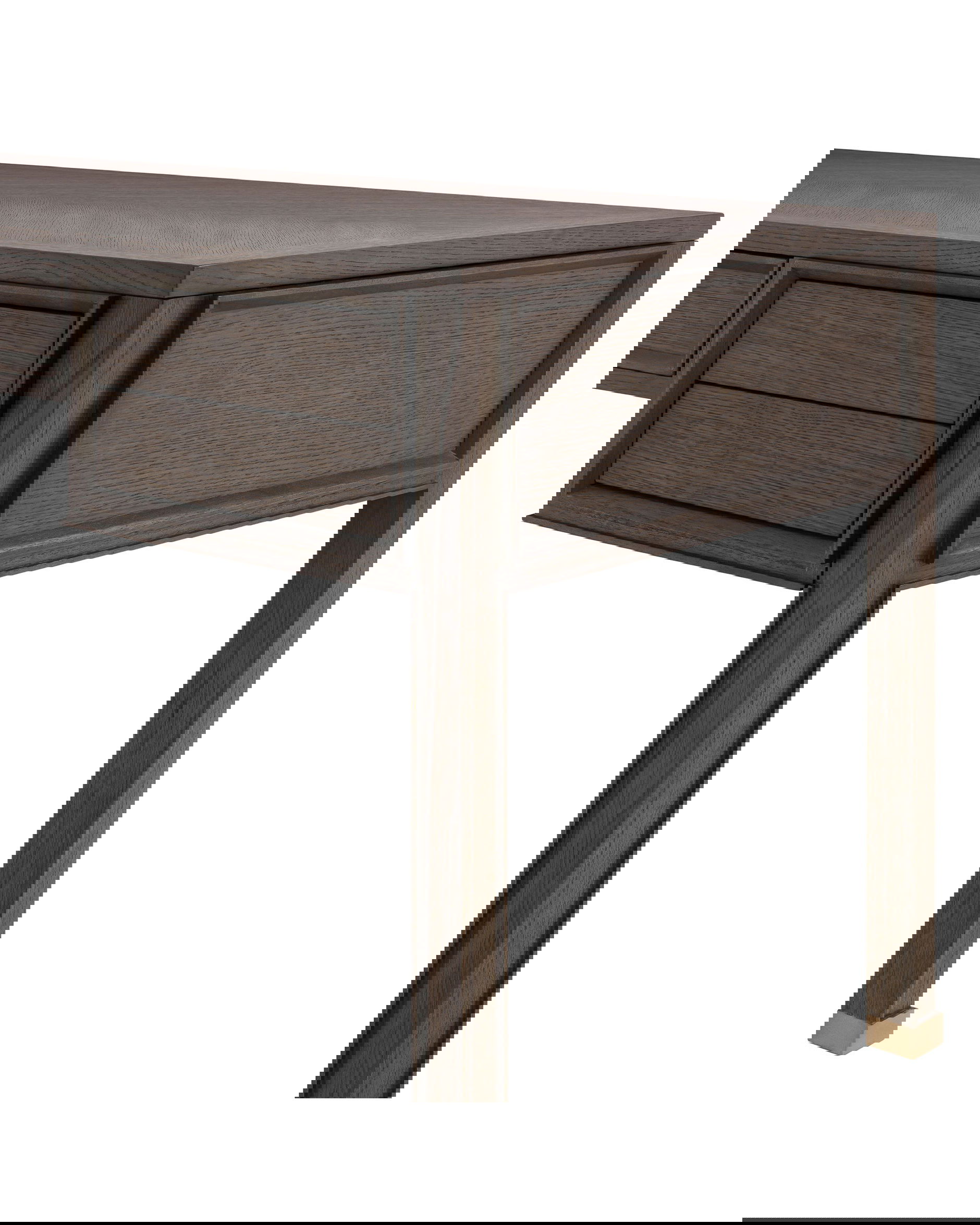 Melchior skrivbord brun OUTLET