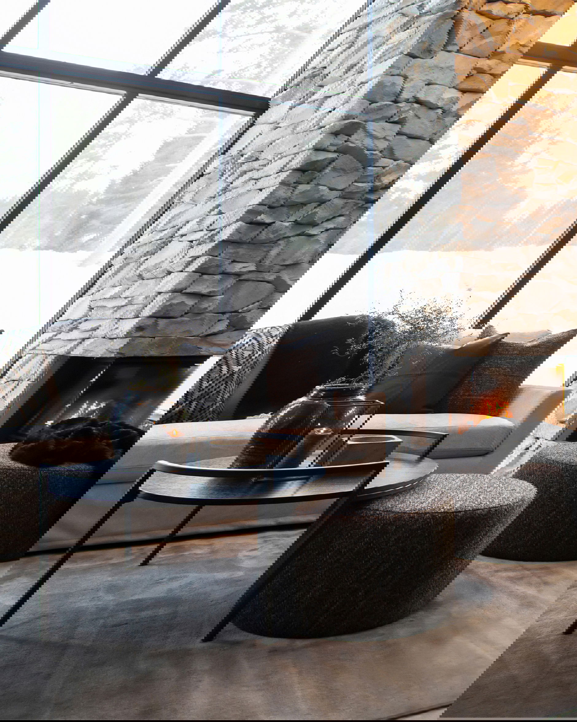 Capulus soffbord svart