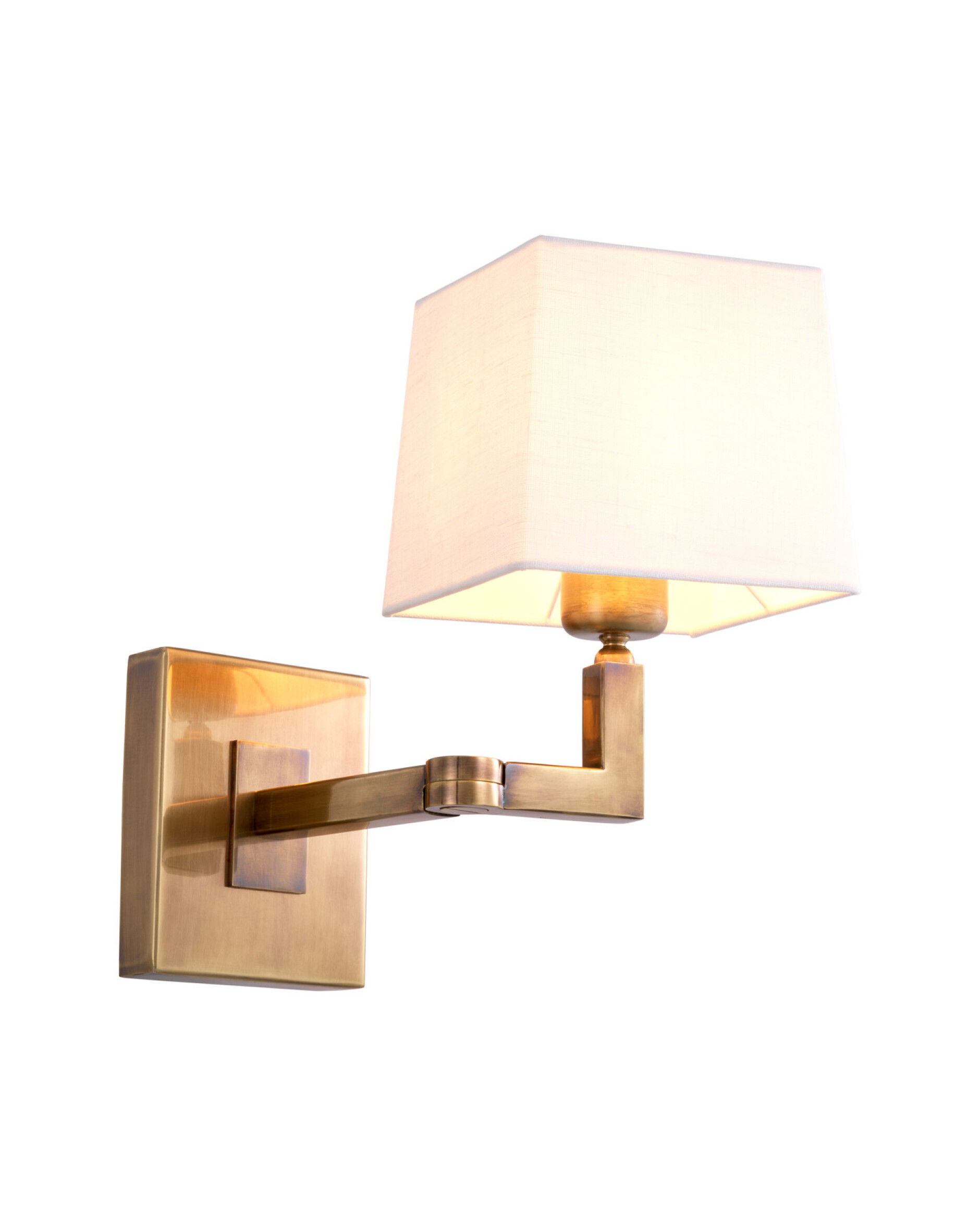 Cambell wandlamp messing