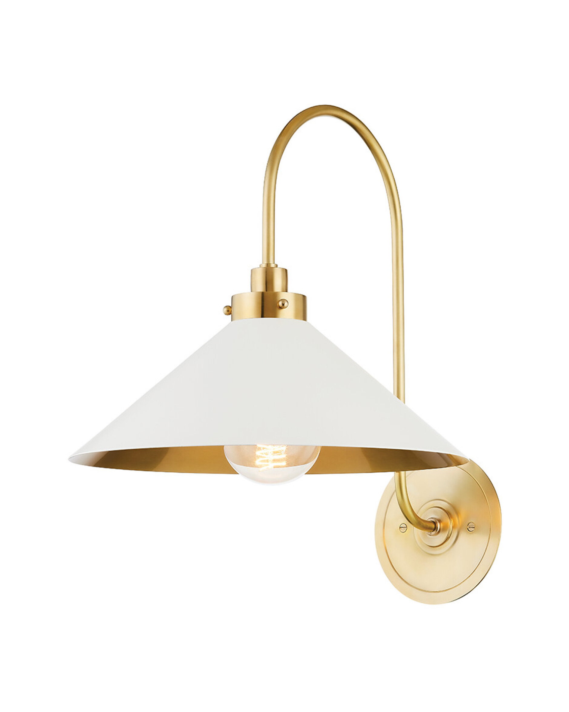 Clivedon Wall Sconce Aged Brass