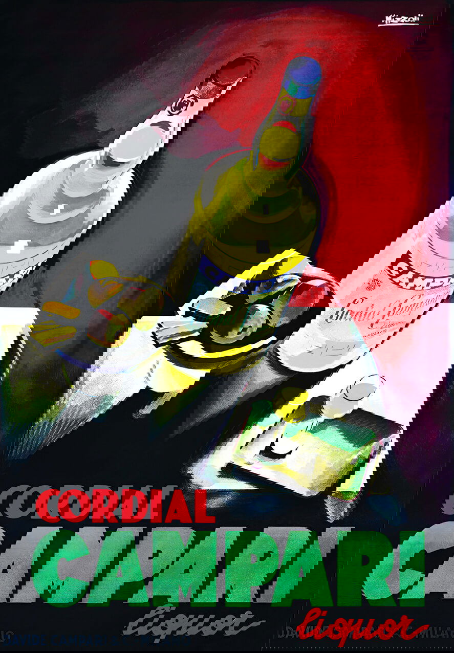 Cordial Campari liquor