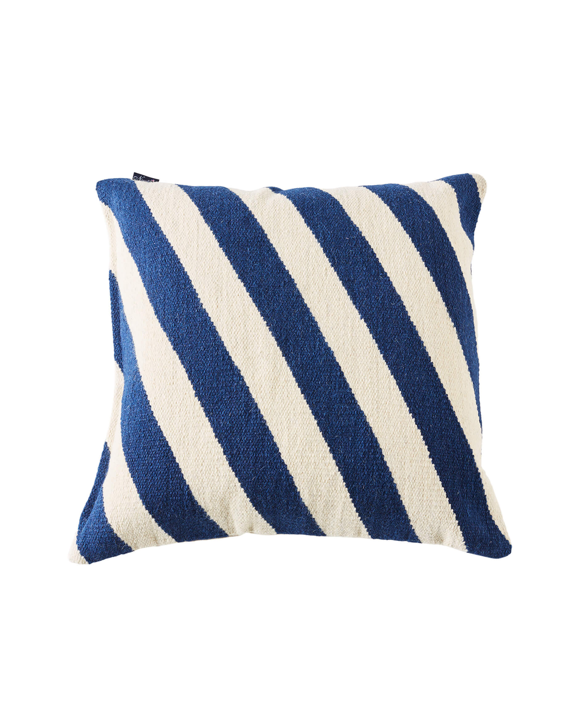 Toulon tyynyliina indigo/off-white