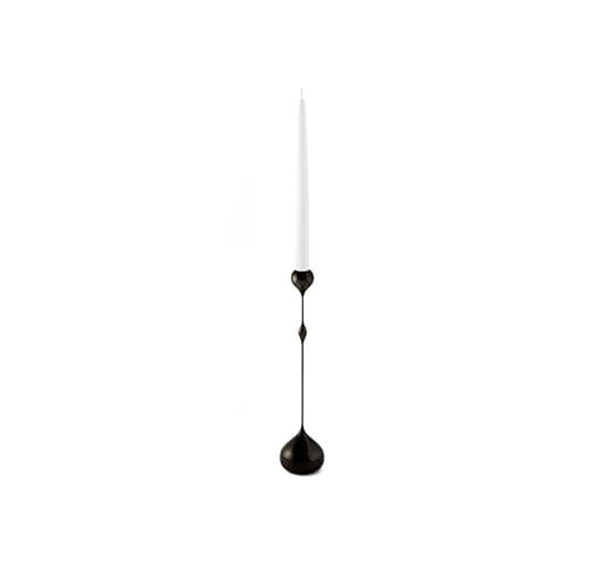 Schwarz - Tender Candle Holder Nickel