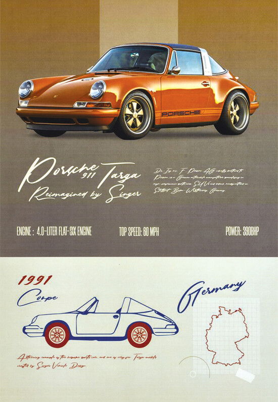 Porshe 911 Targa Red