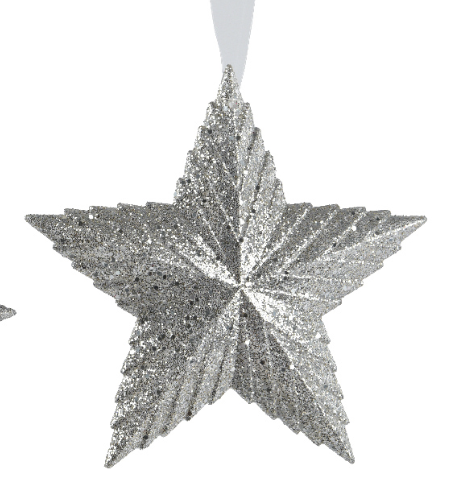 Läs mer om Seraphine Stjärna julgransdekoration silver