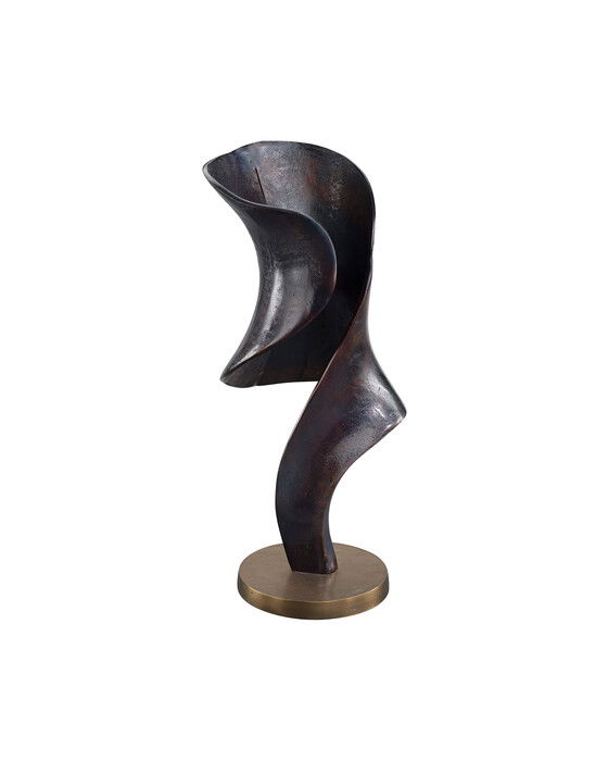 Besano metallskulptur antikk bronse