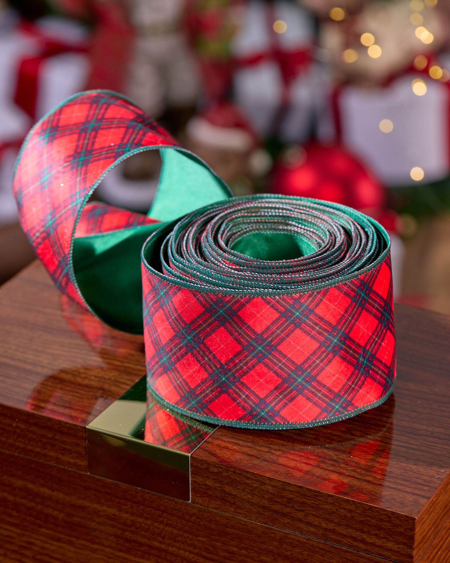 Alice textielband geruit 9m