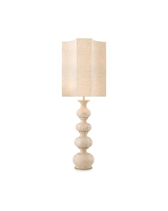 Mabel bordslampa travertine