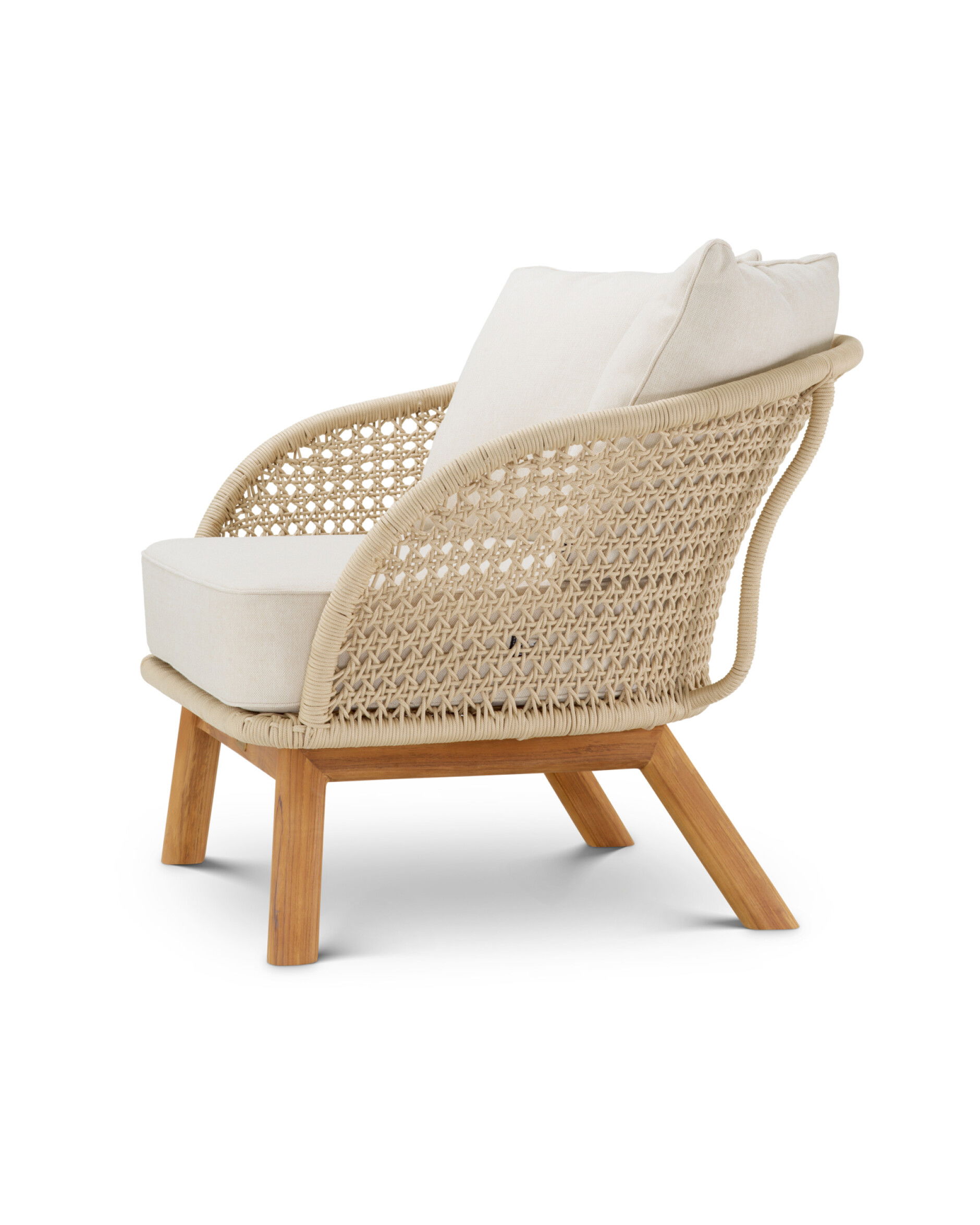 Trinity fåtölj viola sand