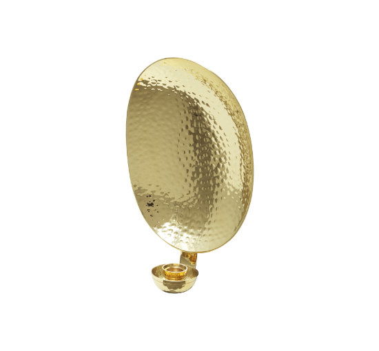 Bracket Lamp Brass Oval