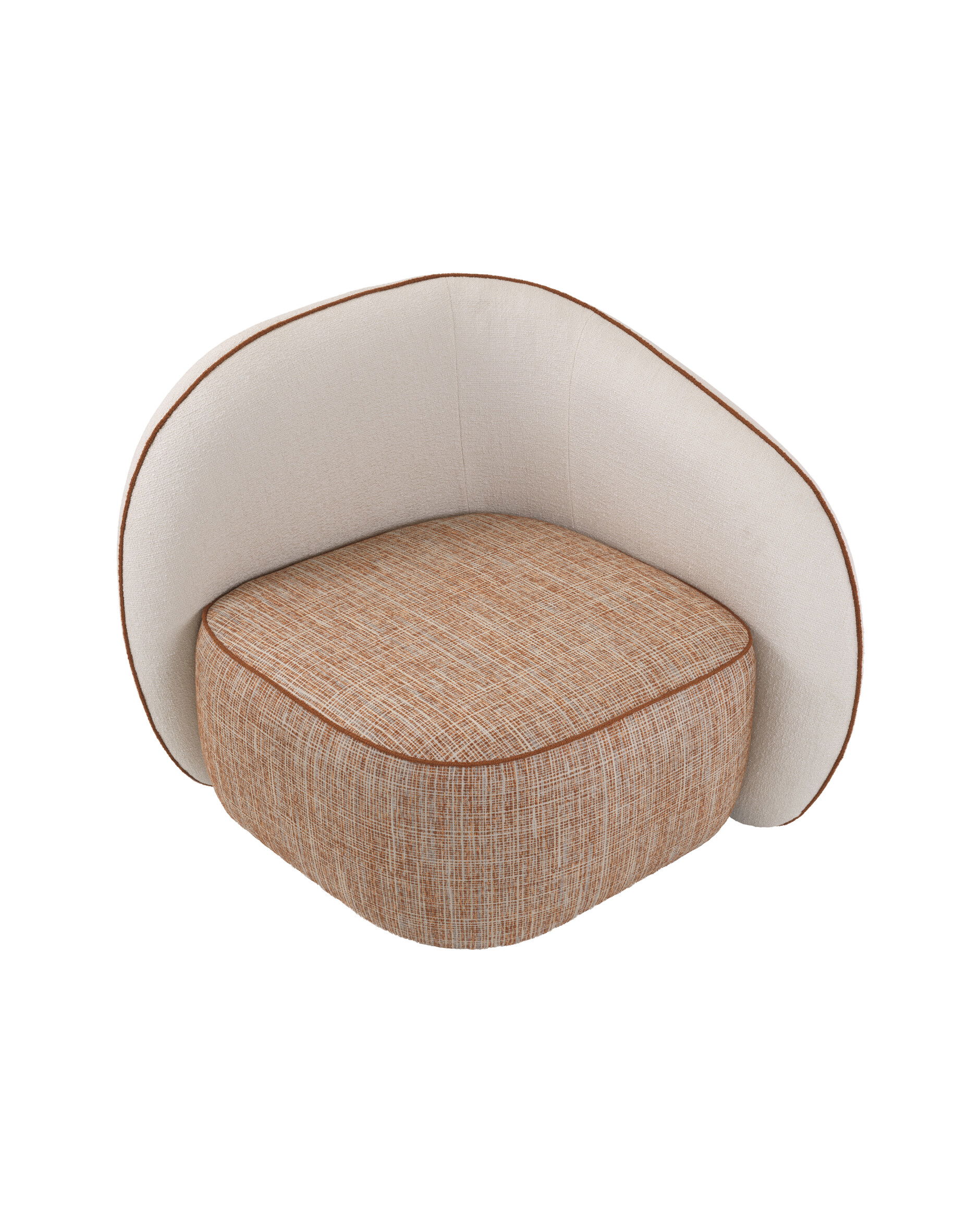 San Marino fåtölj sarra off-white höger