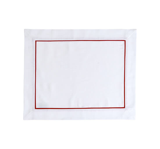 Red/White - Castleford Holiday Placemat Green