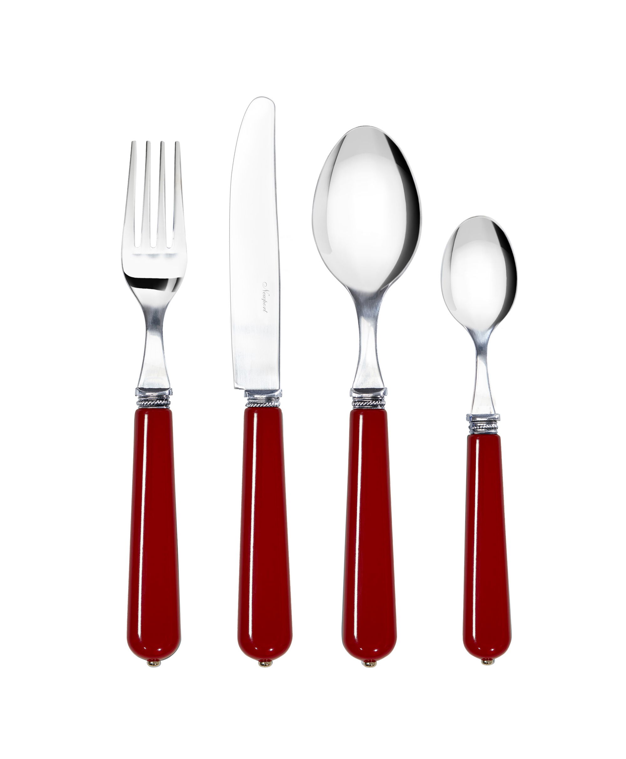 Newport Deep Red bestickset 24 delar