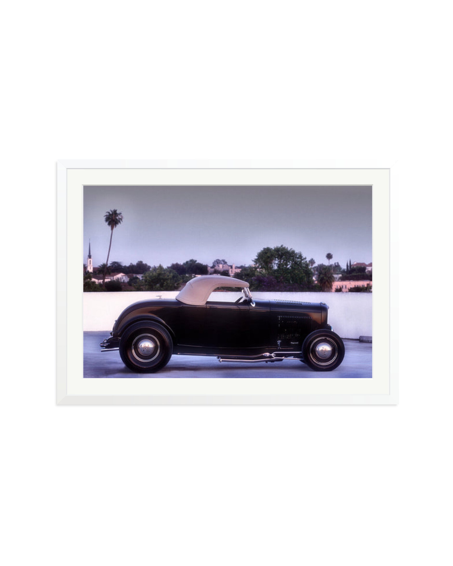 Ford A Hotrod White / XXL