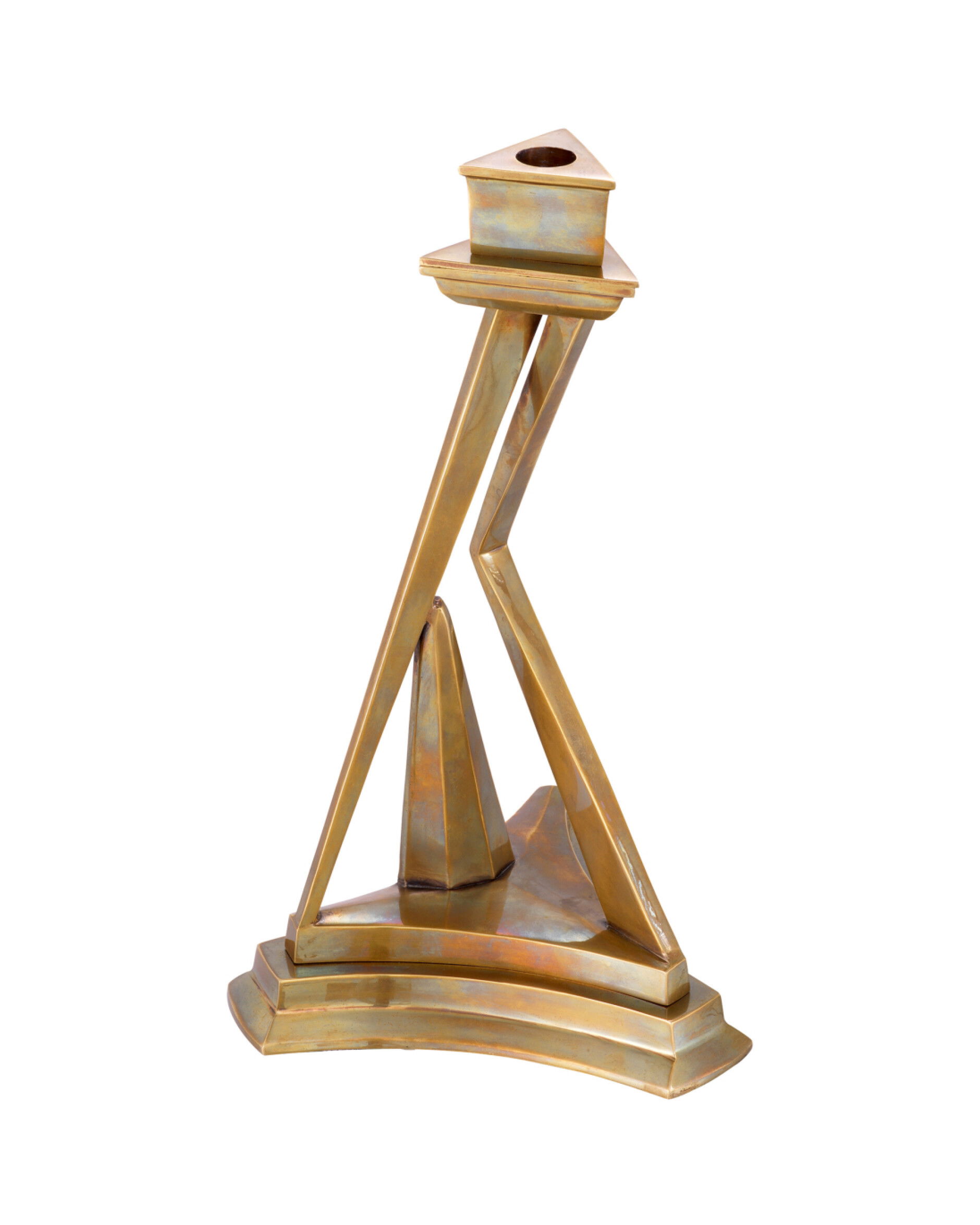 Fiesole ljusstake antik mässing