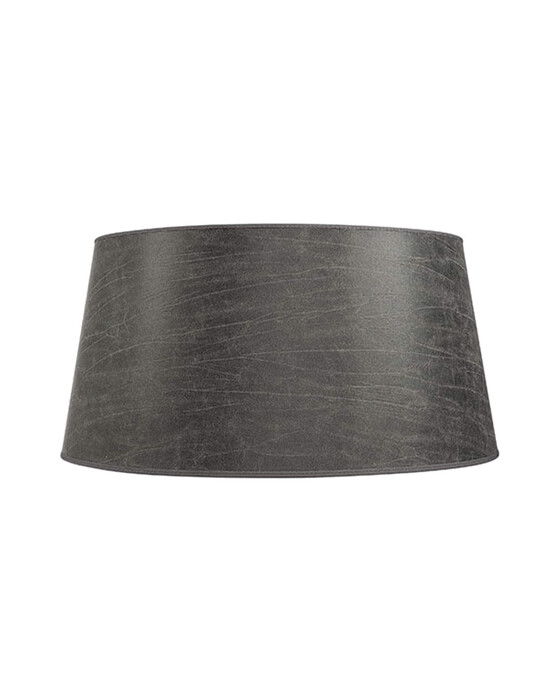 Classic lampskärm leather grey